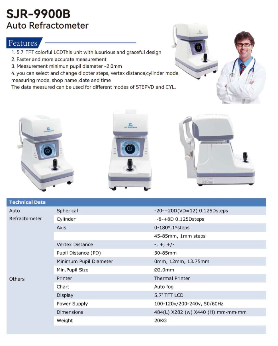 SJR-9900B Autorefrattometro