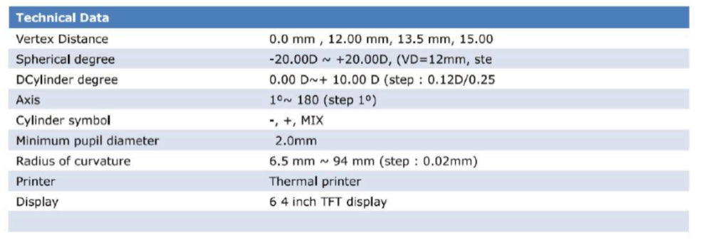 RMK-700 Autoref/Keratometer