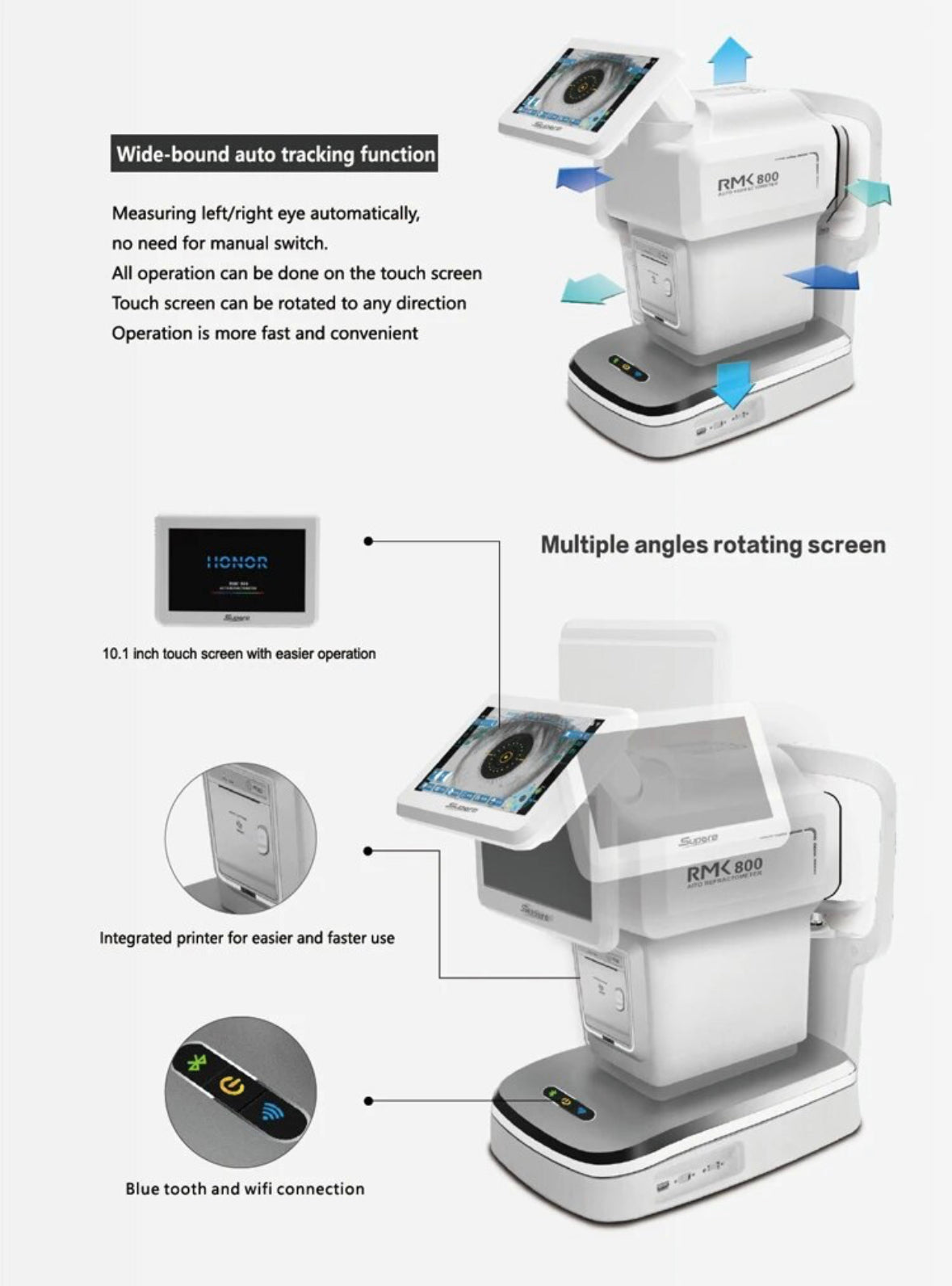 RMK-800 Autoref/Keratometer AUTO