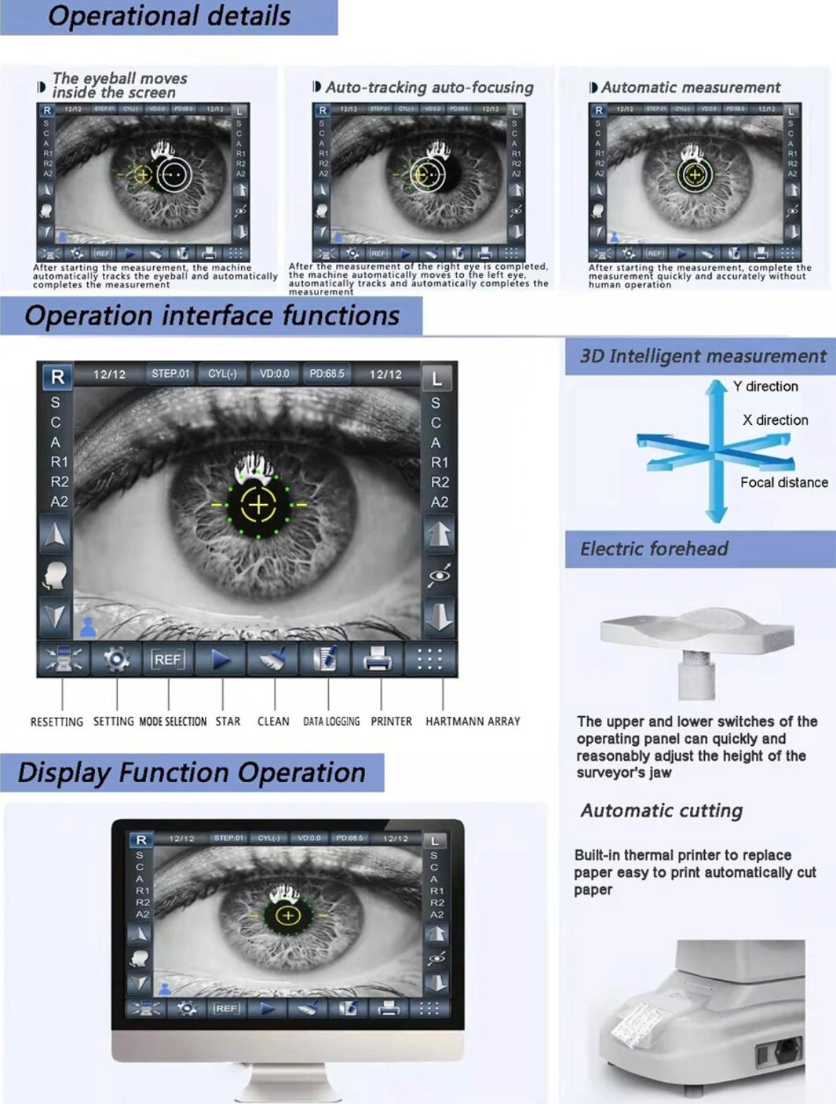 ARK-1 Autoref/Keratometer AUTO