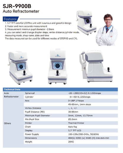 SJR-9900B Autorefrattometro